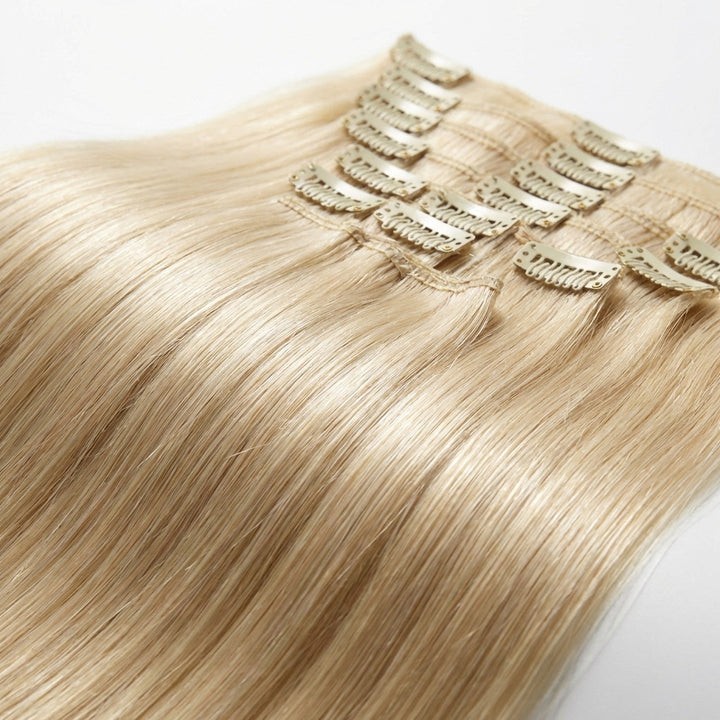 Clip In Extensions 60 platinum blonde - Clip in Extensions - Fashiongirl