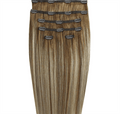 Clip on hair extensions #12/613 Dark Blondmix - 7 sets - 60 cm | Gold24 - | Fashiongirl