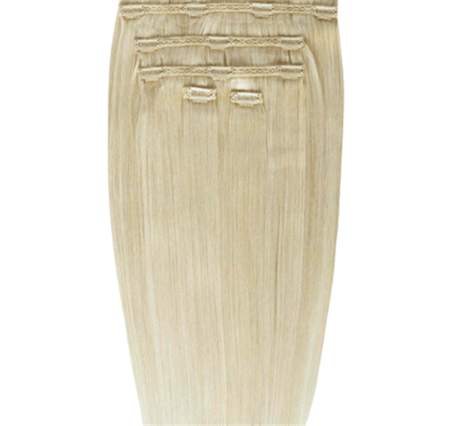 Clip on hair extensions #613 Blond - 7 sets - 60 cm | Gold24 - | Fashiongirl