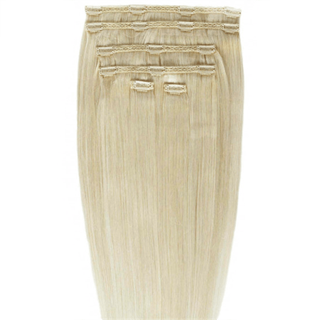 Clip on hair extensions #88 Blond - 7 sets - 60 cm | Gold24 - | Fashiongirl