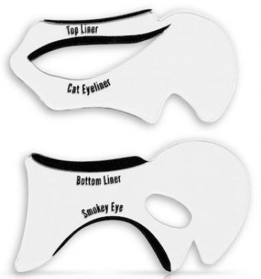 Eyeliner-Schablonen – Smokey Eyes, Cat Eyes, 2 Stück – | Fashiongirl