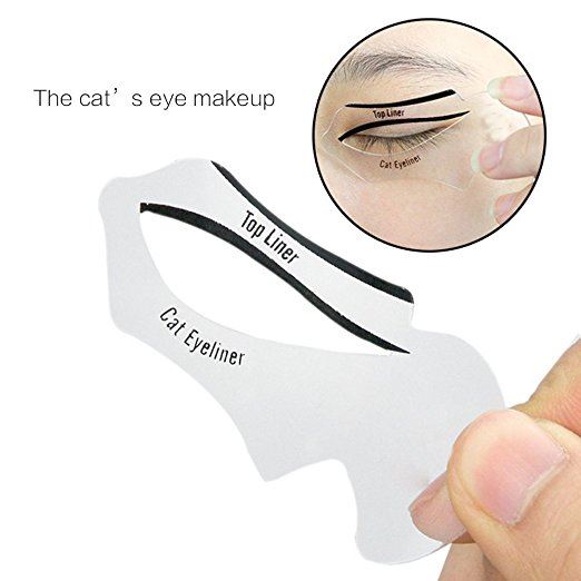 Eyeliner-Schablonen – Smokey Eyes, Cat Eyes, 2 Stück – | Fashiongirl
