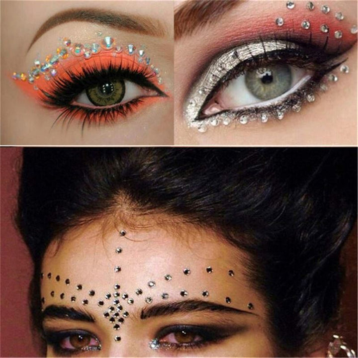 Face Jewels - Face diamonds - 80 pcs crystal diamonds - | Fashiongirl