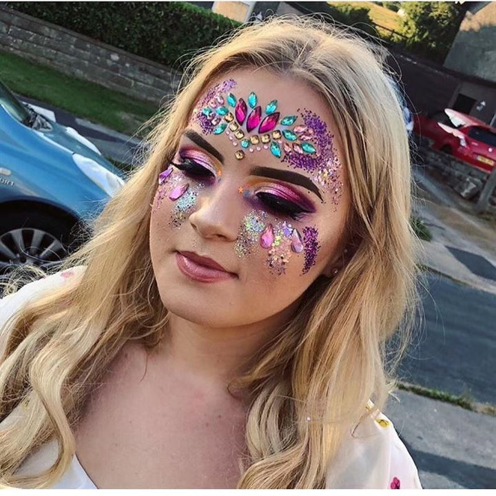 Face Jewels - Face diamonds with rhinestones (YT - 04) - | Fashiongirl