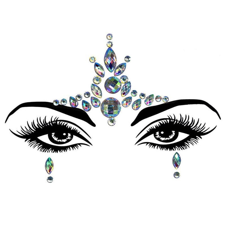 Face Jewels - Face diamonds with rhinestones (YT - 103) - | Fashiongirl