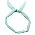 Flexibles Haarband mit Stahldraht – türkis – Haaraccessoires | Fashiongirl