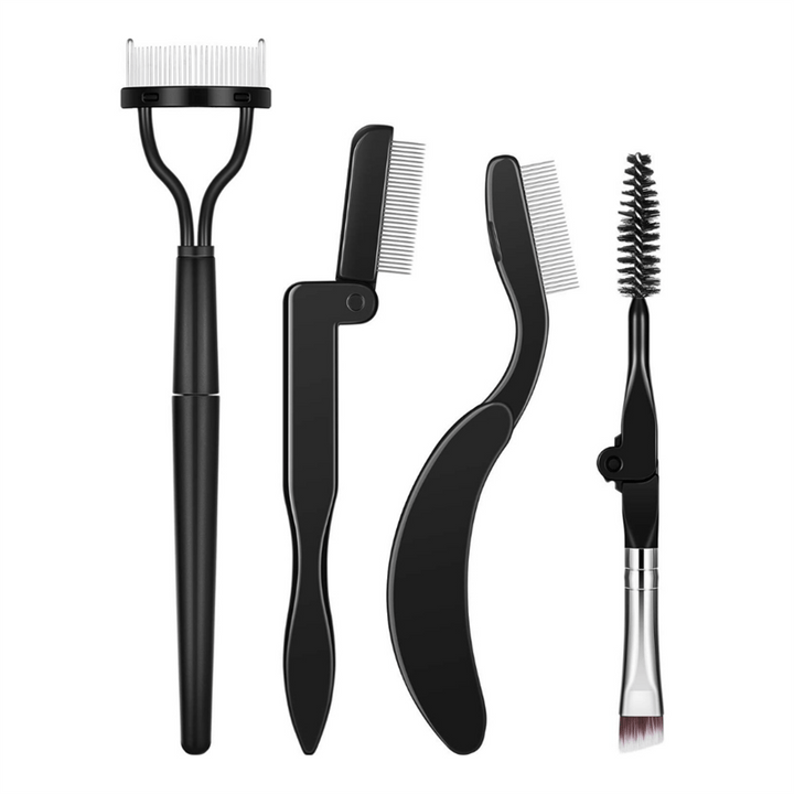 Foldable Eyelash and Eyebrow Kit - 4 pcs. - 