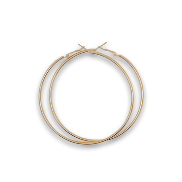 Gold Hoops Mega Size 80 mm - | Fashiongirl