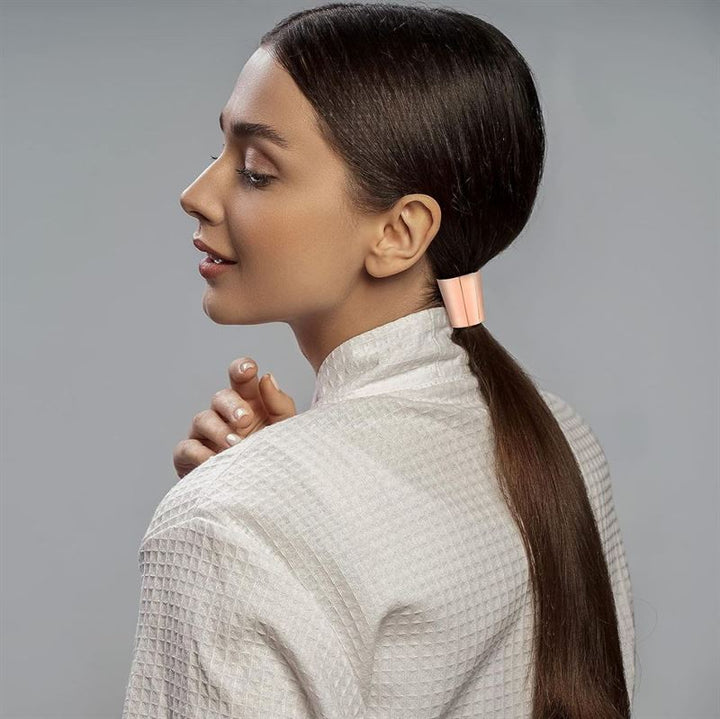 Hair Cuff Cone Hair Ring - Rose Gold - | Fashiongirl