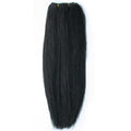 Haarsträhne 60 cm, schwarz gefärbt 1B# – | Fashiongirl