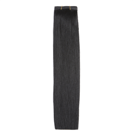 Hair Weft Weft hair extensions 50 cm black 1# - | Fashiongirl
