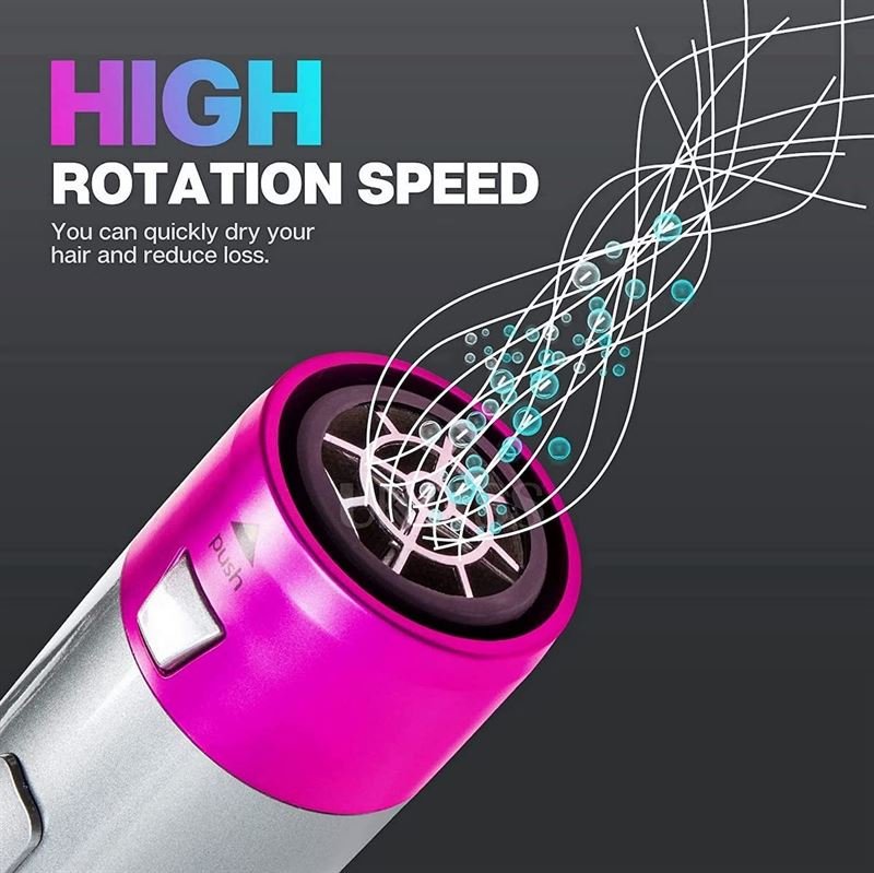 Hot Airstyler - multistyler, 5 - in - 1 set - For curls, waves, straighten, brush &amp; dry hair - | Fashiongirl