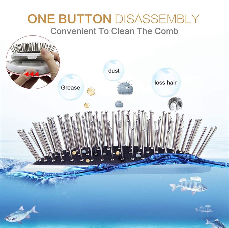 Ionic Hair Brush - Pink - Hair Styling tool | Fashiongirl