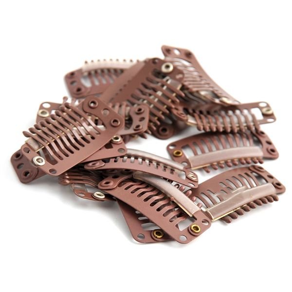 Lose Clips für Extensions – Mehrfarbig (20 Stück) – | Fashiongirl