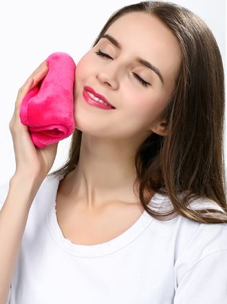 Makeup Eraser / Remover Cloth - Easily removes all your makeup - Pink - | Fashiongirl