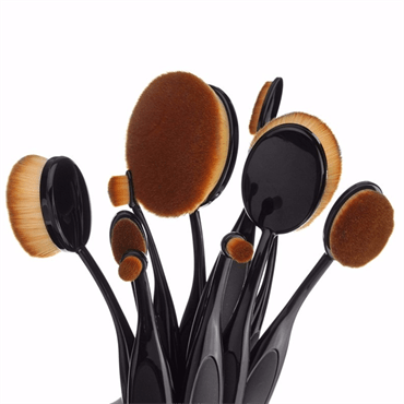 Mermaid Oval Brushes for makeup - 10 sets - | Fashiongirl