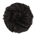 Messy Bun Haargummi mit lockigem Kunsthaar – Nr. 4 Schwarzbraun – Haaraccessoires | Fashiongirl