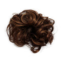 Messy Bun Haargummi mit lockigem Kunsthaar – Dunkelbraun & Hellbraun Mix – Haaraccessoires | Fashiongirl