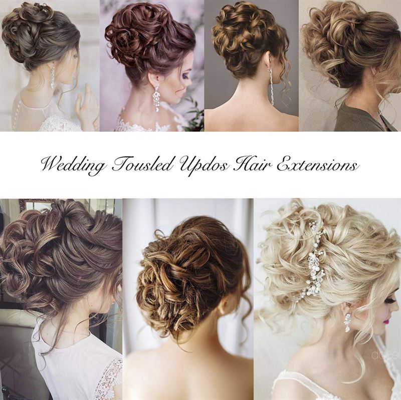 Messy Curly Hair for bun #613 - Blonde - Hair Accessories | Fashiongirl
