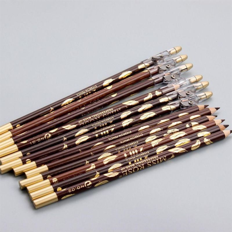 Miss Rose Eyebrow Pencil / Eyebrow Brush - No. 2 Brown - | Fashiongirl