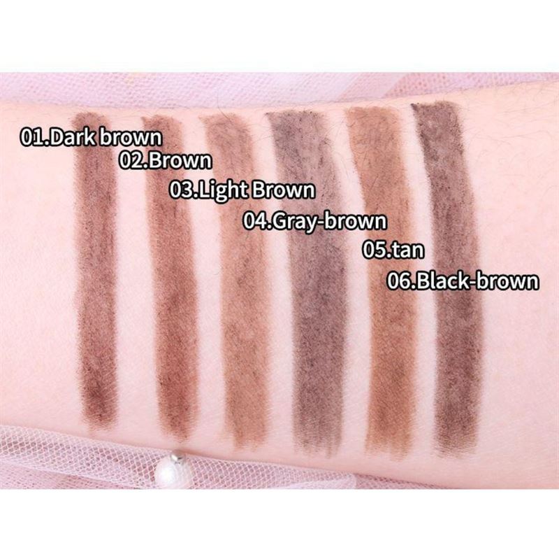 Miss Rose Eyebrow Pencil / Eyebrow Brush - No. 6 Black Brown - | Fashiongirl