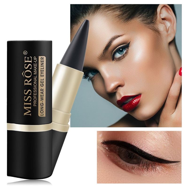 Miss Rose Long - Wear Gel Eyeliner - Black - | Fashiongirl