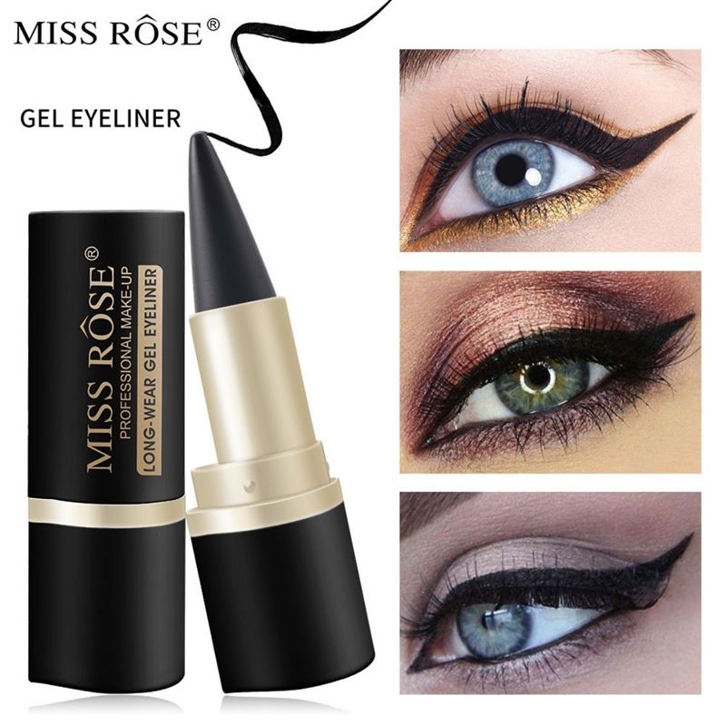 Miss Rose Long - Wear Gel Eyeliner - Black - | Fashiongirl