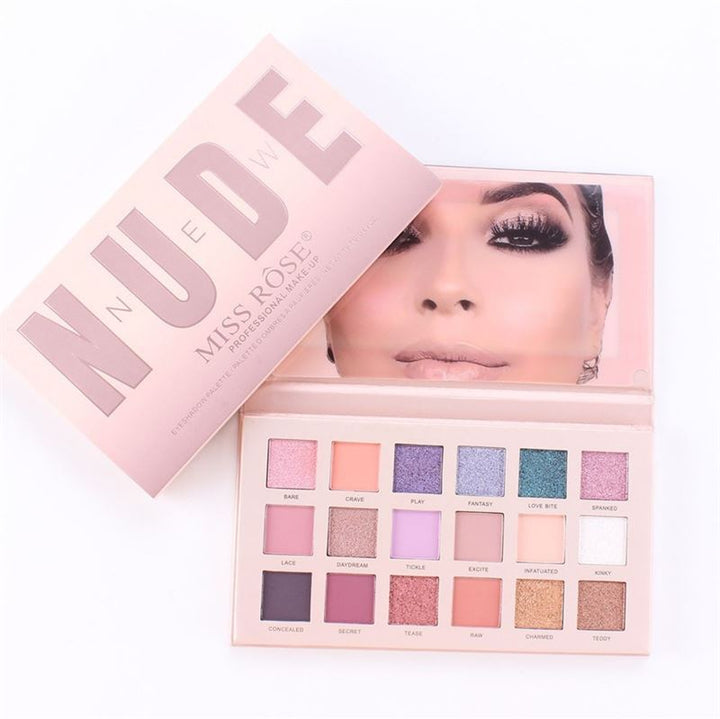 Miss Rose New Nude Eyeshadow Palette, Eyeshadow - Chroma - | Fashiongirl