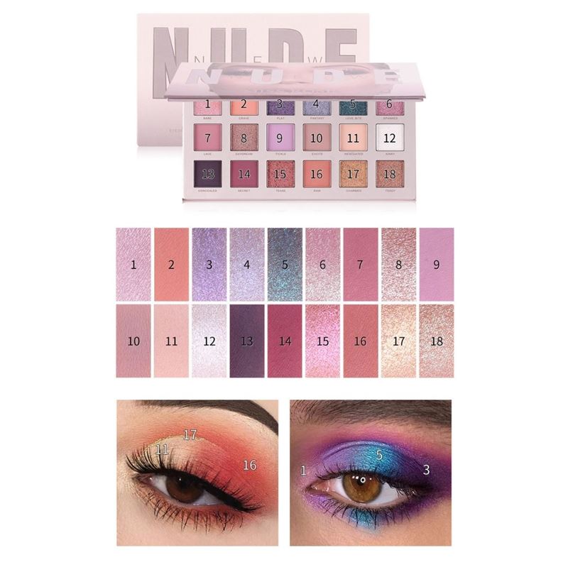 Miss Rose New Nude Eyeshadow Palette, Eyeshadow - Chroma - | Fashiongirl