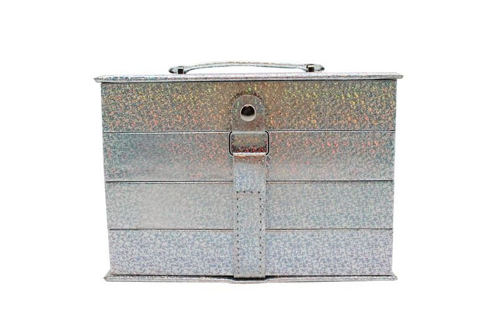 Miss Young Makeup Kit Box - Silver Holographic (MC1205) - | Fashiongirl