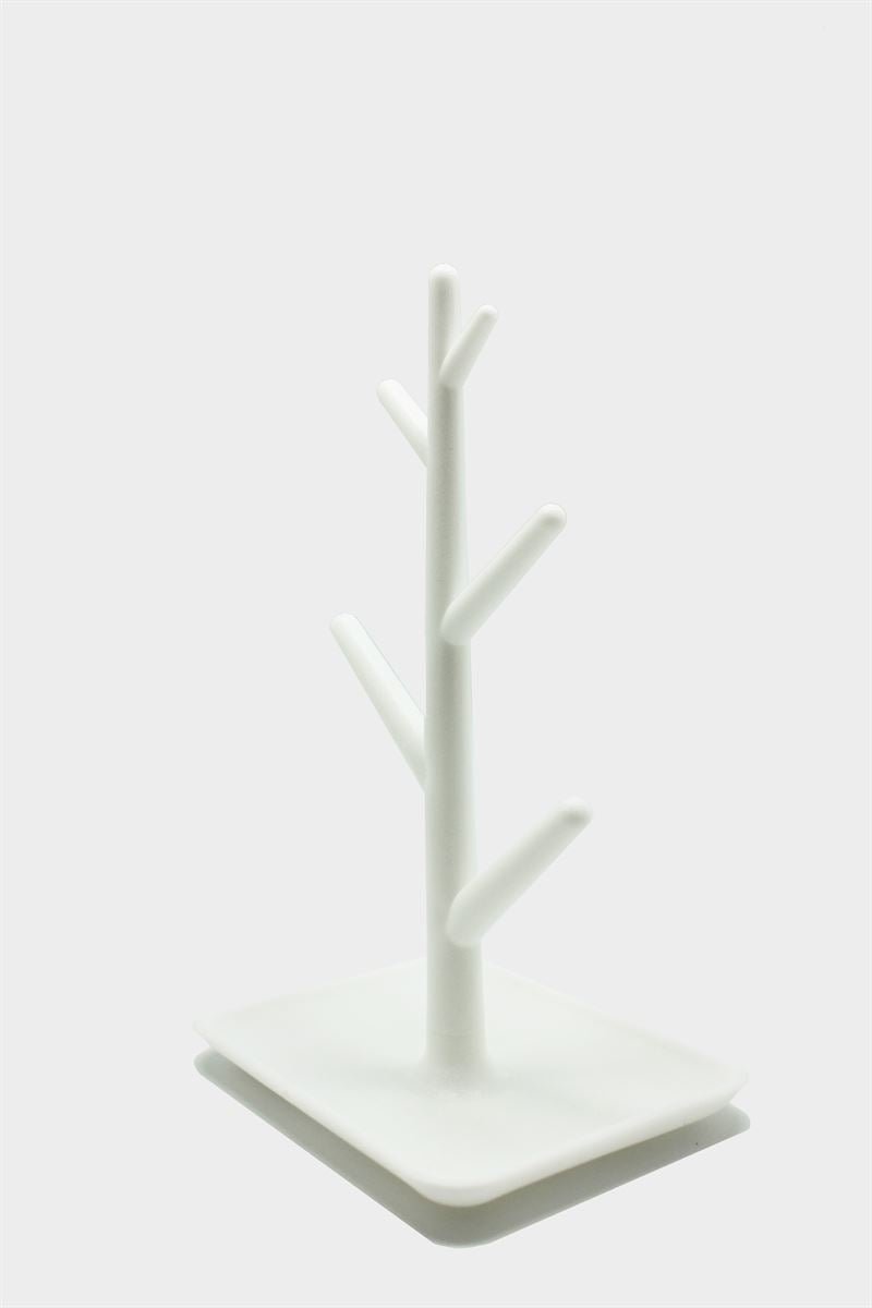 Mono Jewellery Tree, minimalist in white - | Fashiongirl