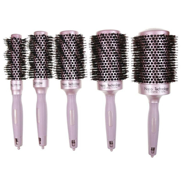Nano-Keramik-Thermohaarbürste mit Wildschweinborsten – 25 mm – Haarstyling-Werkzeug | Fashiongirl