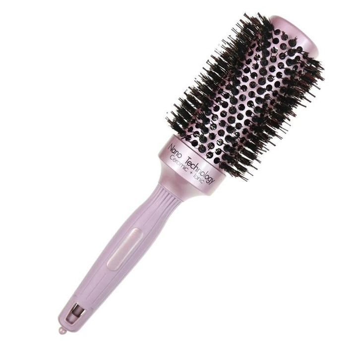 Nano Ceramic Thermal Thermal Hair Brush mit Wildschweinborsten – 43 mm – Haarstyling-Werkzeug | Fashiongirl