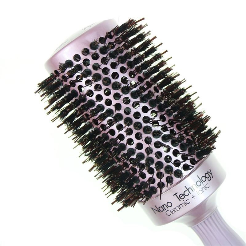 Nano Ceramic Thermal Thermal Hair Brush mit Wildschweinborsten – 53 mm – Haarstyling-Tool | Fashiongirl