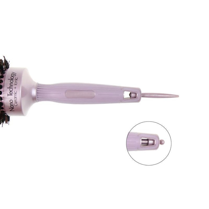 Nano Ceramic Thermal Thermal Hair Brush mit Wildschweinborsten – 53 mm – Haarstyling-Tool | Fashiongirl