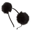 Ombre Pom Pom Stirnband – Schwarz – Haaraccessoires | Fashiongirl