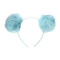 Ombre Pom Pom Stirnband – Türkis – Haaraccessoires