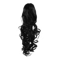 Pony tail Fibre extensions Curly black 1# - | Fashiongirl
