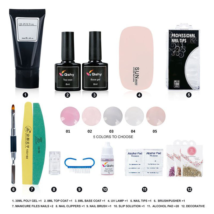 Qshy Polygel Kit - | Fashiongirl