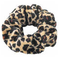 Scrunchie – Velours & Gummiband – Leopardenmuster – Haaraccessoires