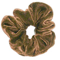 Scrunchie – Velours & Gummiband – Hellbraun – Haaraccessoires