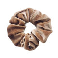 Scrunchie - Velour &amp; elastic - Peanut - Hair Accessories