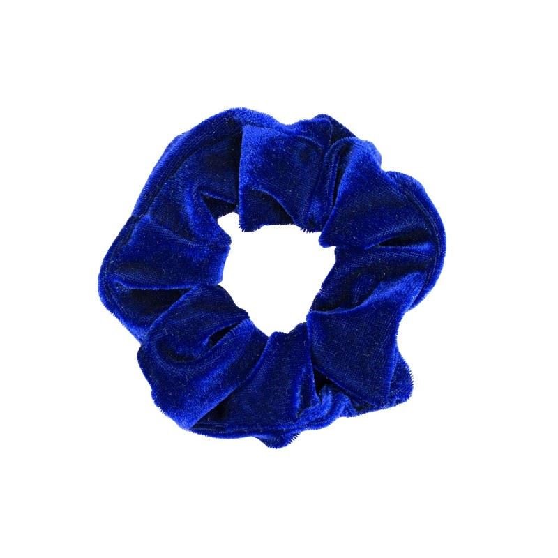 Scrunchie - Velour &amp; elastic - Royal blue - Scrunchie - SOHO