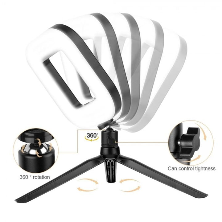 Selfie Ring Light for iPhone / Android | LED lighting for smartphones - D21 - | Fashiongirl