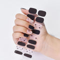 Halbgehärtete Gel-Nagelsticker / Selbstklebender Nagellack – Black Star (JK – 255) – | Fashiongirl