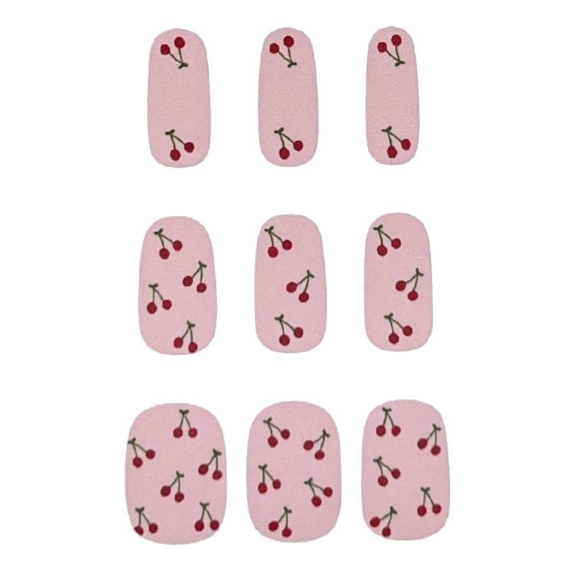 Semi Cured Gel Nail Stickers / Self - adhesive nail polish - Cherry (JK - 041) - | Fashiongirl