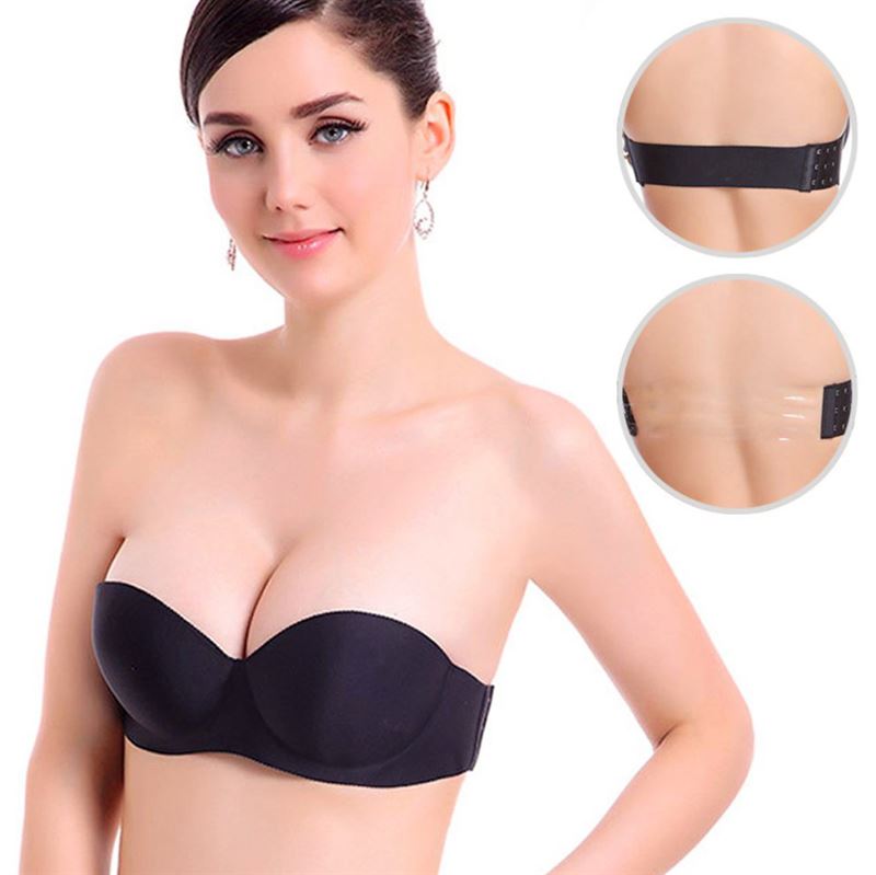Shapelux Strapless bra with invisible back - Black - Shapewear | Fashiongirl