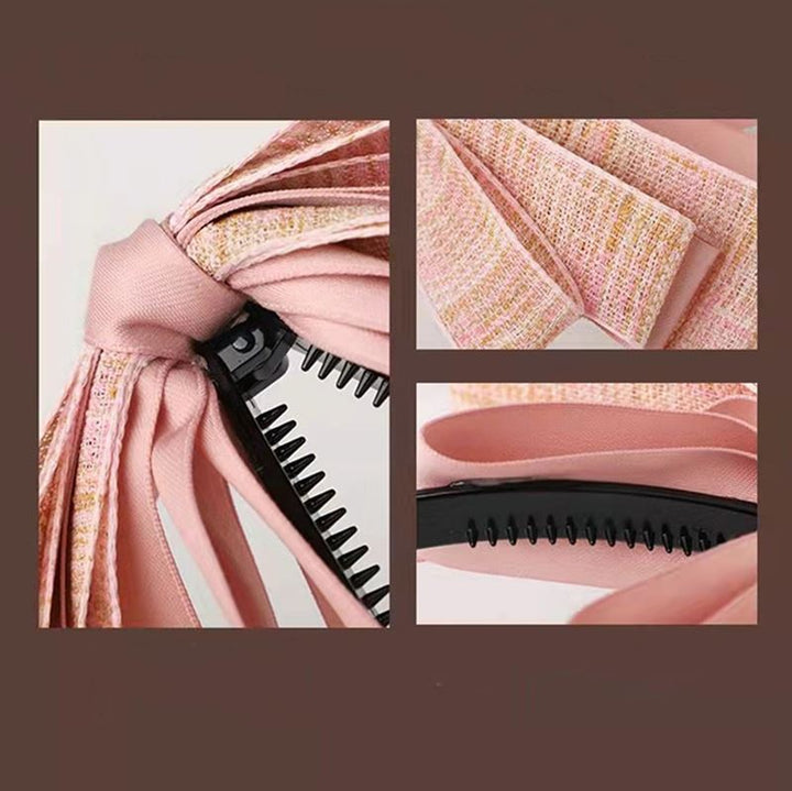 SOHO Aidan Bow Banana Haarspange – Braun – Haaraccessoires | Fashiongirl