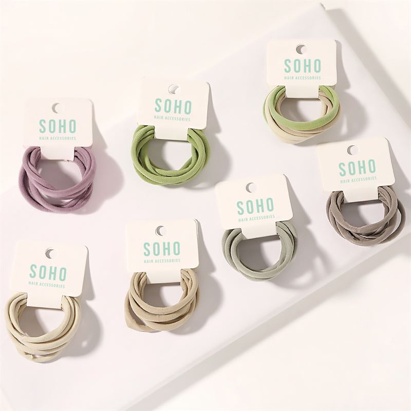 SOHO Alena Hair elastics - Blonde - Hair Accessories | Fashiongirl