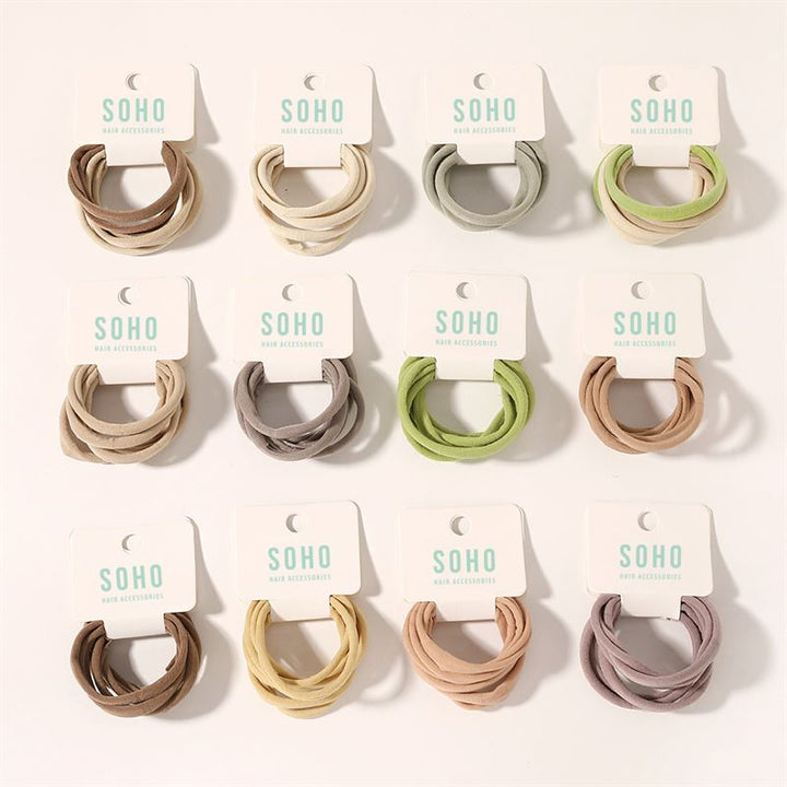 SOHO Alena Hair elastics - Brown - Hair Accessories | Fashiongirl
